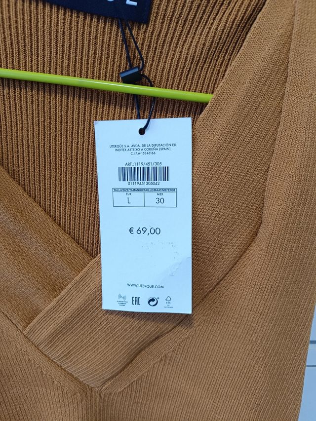 Jersey de punto sin mangas de Uterqüe