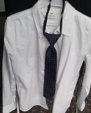 Camisa + corbata  niño