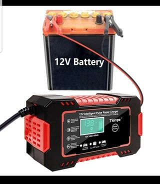 Cargador de Batería Automático para Coche, Moto co