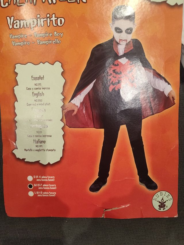 Disfraz Halloween infantil 