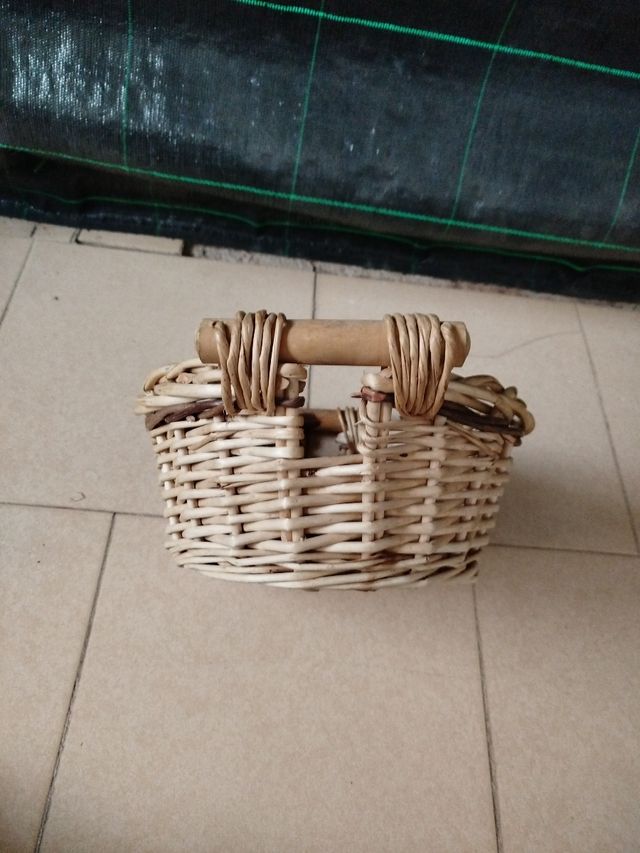 ✅Mini cesta de madera 🧺