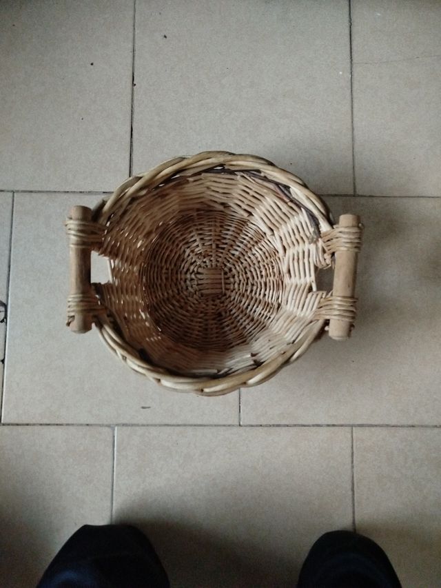 ✅Mini cesta de madera 🧺