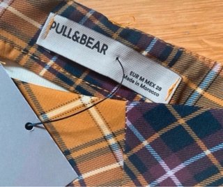 Falda cuadros Pull & Bear