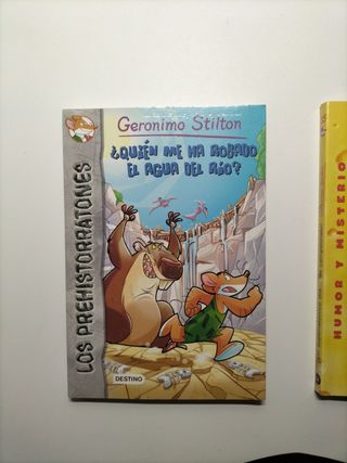 Gerónimo Stilton lote de dos libros 