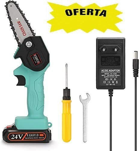 MOTOSIERRA CON BATERIA DE PODA