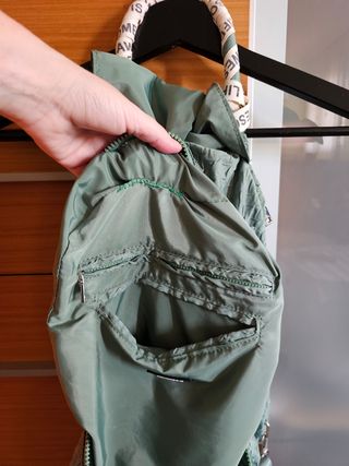 Mochila Desigual Mujer Verde Agua Tela