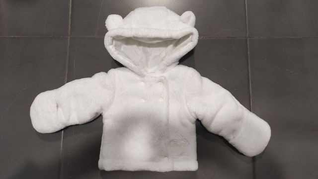 Chaqueta chamarra bebé 0-1 m. Regalo bodys 
