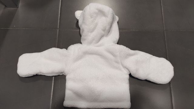 Chaqueta chamarra bebé 0-1 m. Regalo bodys 