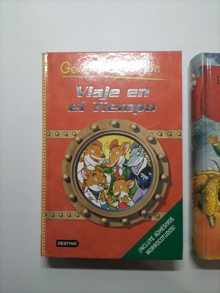 Lote de tres libros de Geronimo Stilton