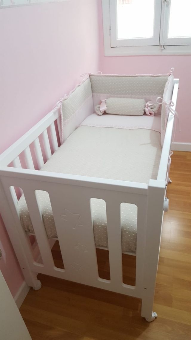 Vestidura cuna. Todo incluido menos la cuna.