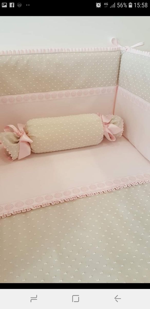 Vestidura cuna. Todo incluido menos la cuna.