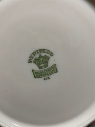 Servizio piatti vintage