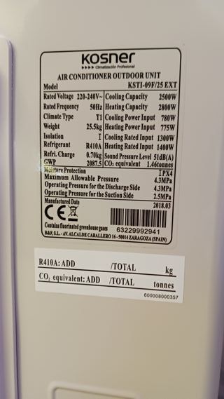 COMPRESOR AIRE ACONDICIONADO