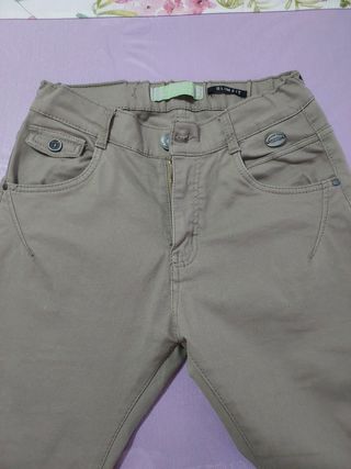 Pantalone e camicia beige 12-14