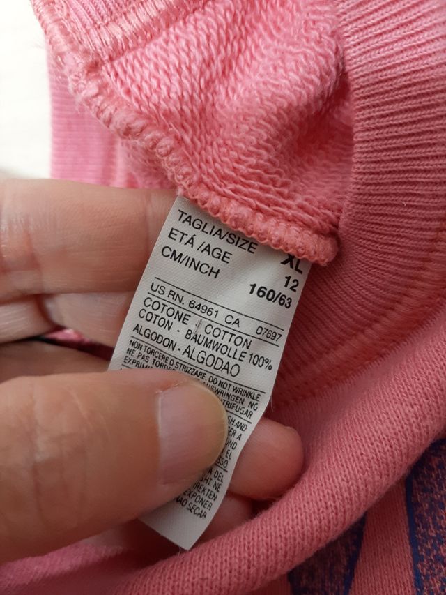 Felpa bimba 12 anni Benetton