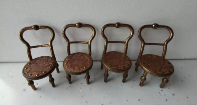 Miniature in bronzo 1900 circa Francia