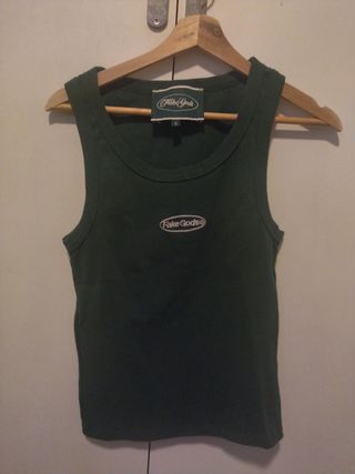 Camiseta de tirantes verde