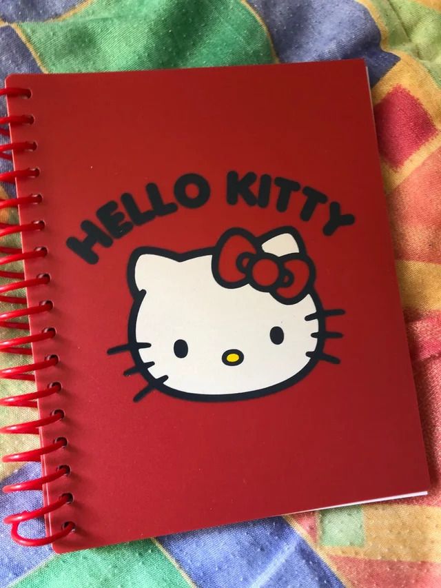 Libreta de hello kitty NUEVO ORIGINAL