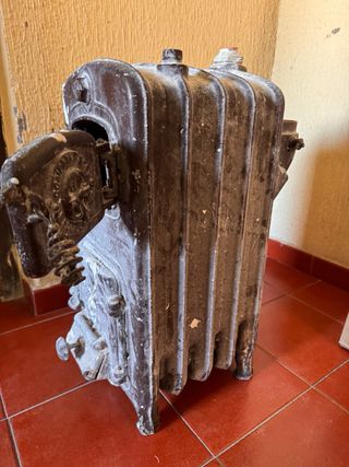 Estufa antigua de fundicion - Chimenea vintage