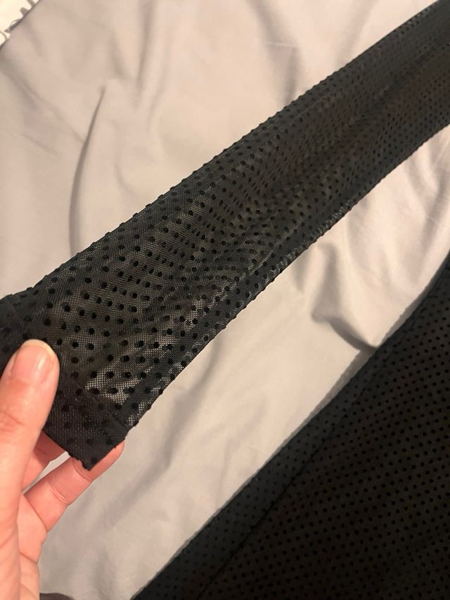 Vestido topitos negro M