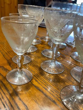 Set bicchieri vintage