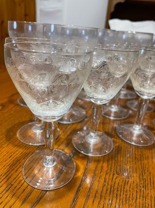 Set bicchieri vintage