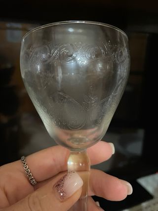 Set bicchieri vintage