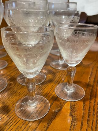 Set bicchieri vintage