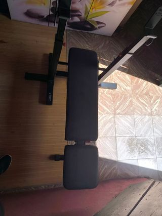 Banco musculación con rack plegable Corength