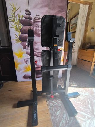 Banco musculación con rack plegable Corength