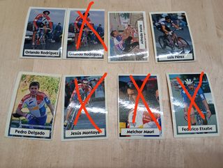 Cromos la vuelta ciclista bimbo