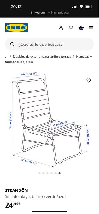 Sillas playa ikea 