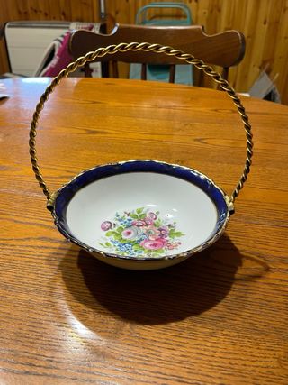 Cestino in ceramica vintage