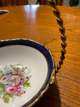 Cestino in ceramica vintage