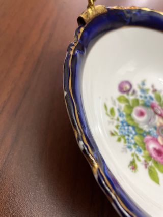 Cestino in ceramica vintage