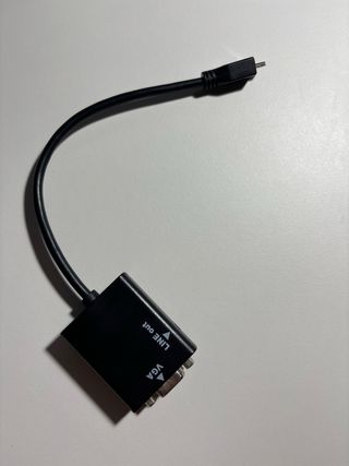 Adaptador nuevo vga audio micro hd