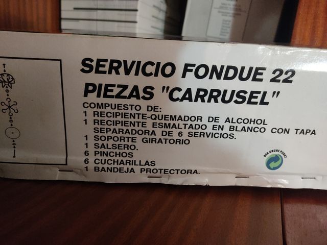 Fondue 22 piezas nuevo