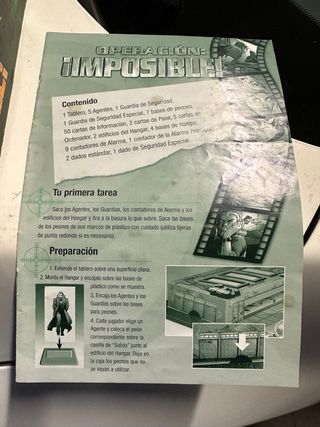 Juego de mesa operacion imposible completo
