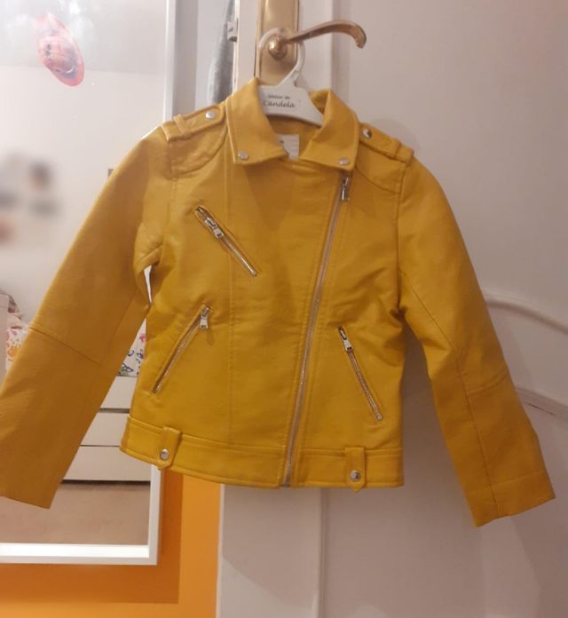 Cazadora cuero niña talla 8