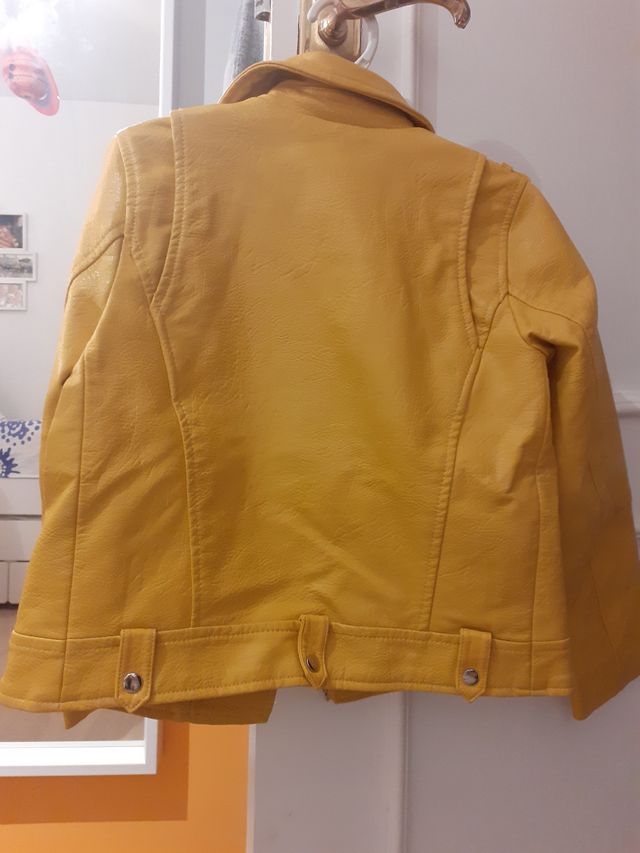 Cazadora cuero niña talla 8