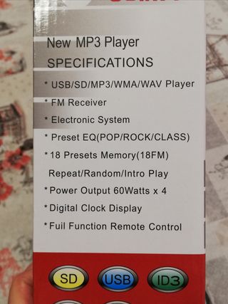 Autoradio Audew con lettore mp3 - nuovo