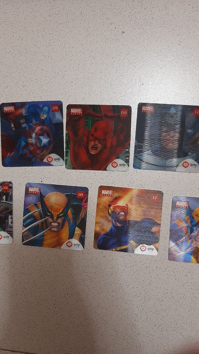 Tazos marvel