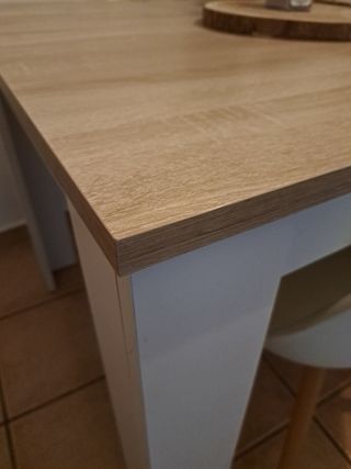 Mesa comedor extensible + 4 sillas