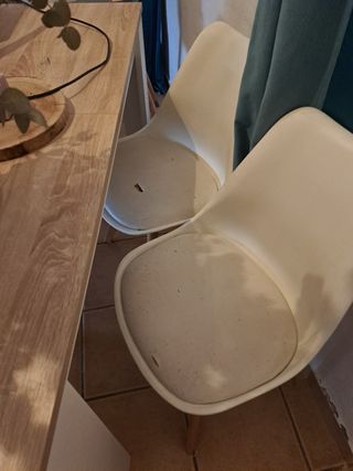 Mesa comedor extensible + 4 sillas