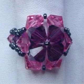 Conjunto pulsera y anillo Swarovski