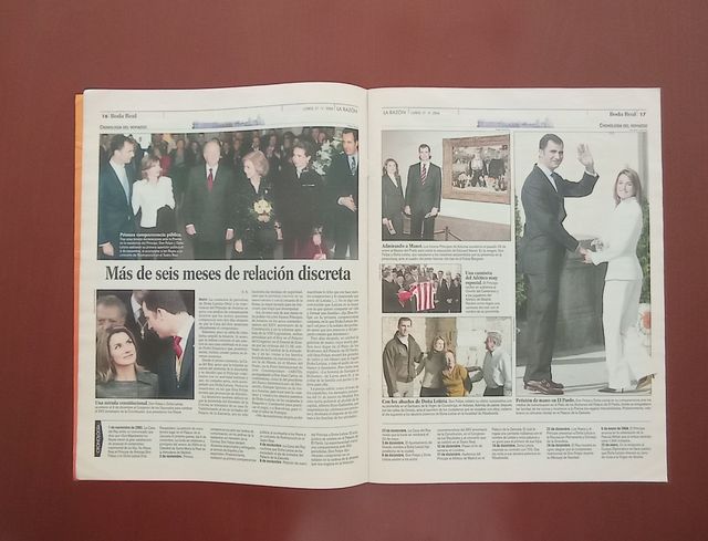 Giornale: Matrimonio reale spagnolo