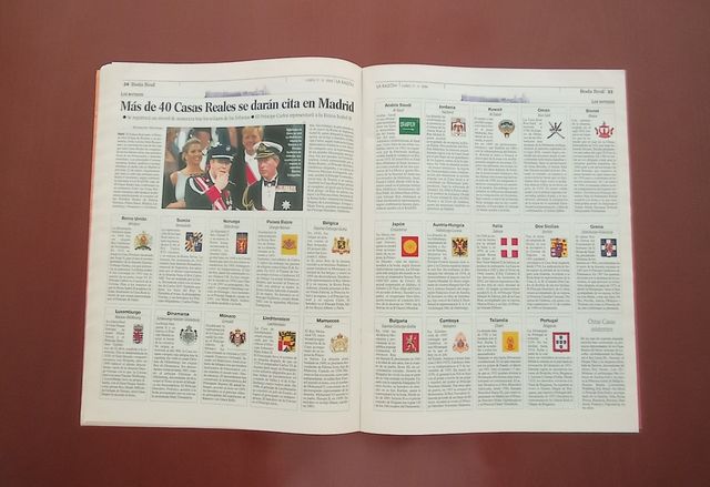 Giornale: Matrimonio reale spagnolo