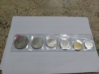 Lote completo de monedas