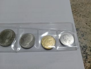Lote completo de monedas