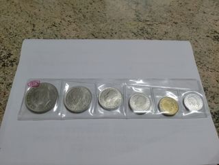 Lote completo de monedas